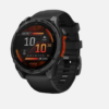 Garmin Fenix 8, 47 mm AMOLED GPS Watch, Slate Gray with Black Silicone Band - Brand New (010-02904-00)