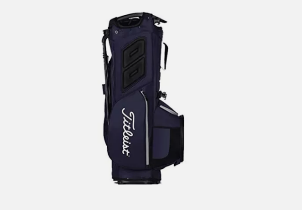 Titleist- Navy/Gray Hybrid 14 Golf Bag - Image 4
