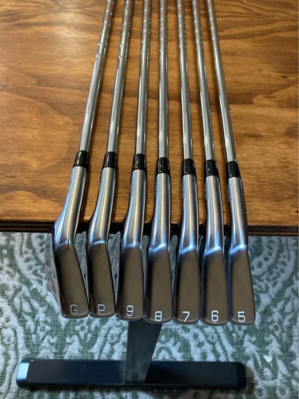 LH Mizuno Pro 245 Iron Set Left Handed / 5-GW Stiff Flex Steel Shafts - Image 4
