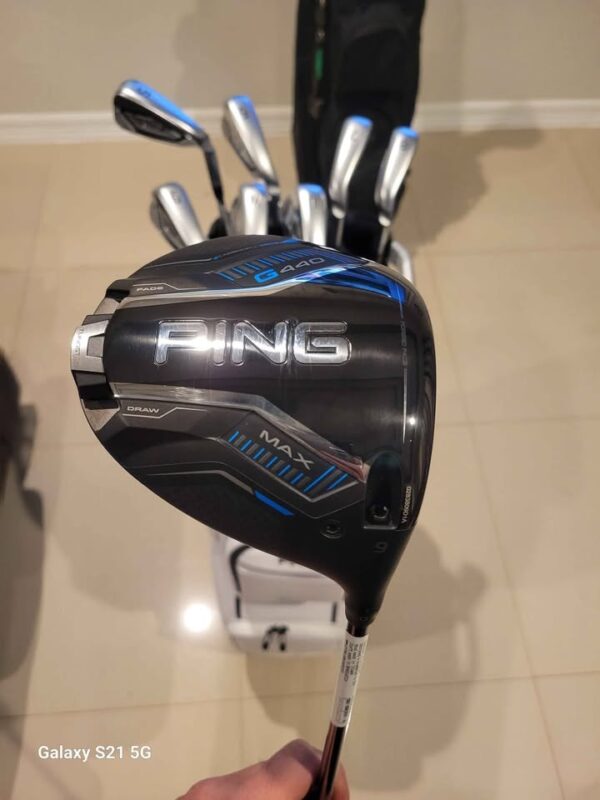 Complete Golf Set – PING G440 MAX Driver + G440 Iron Set + PING DLX Cart Bag