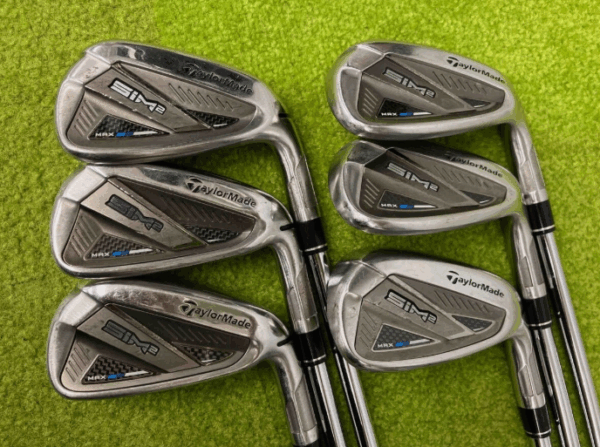 Taylormade SiM2 MAX Iron SET #6-pw-gw 6pc Steel KBS MAX MT85 Flex:S Stiff
