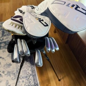 TaylorMade P790 iron set, 4-PW, right-handed, stiff flex, Steel-KBS Tour Lite Shafts, Driver & Woods