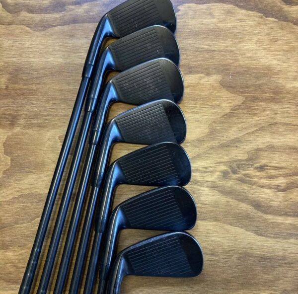 Titleist T200 Black Iron Set – AMT Black Stiff Shaft (Limited Edition) - Image 7