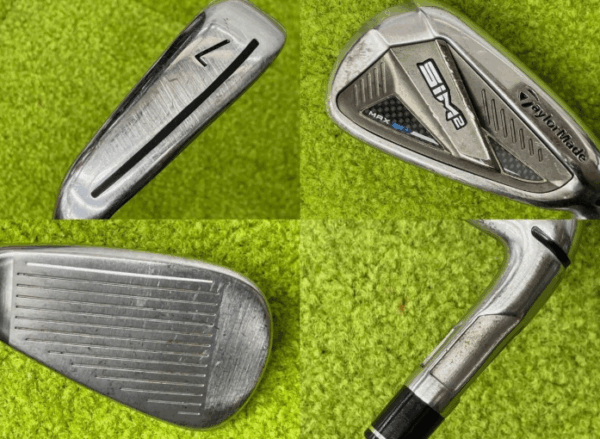 Taylormade SiM2 MAX Iron SET #6-pw-gw 6pc Steel KBS MAX MT85 Flex:S Stiff - Image 6
